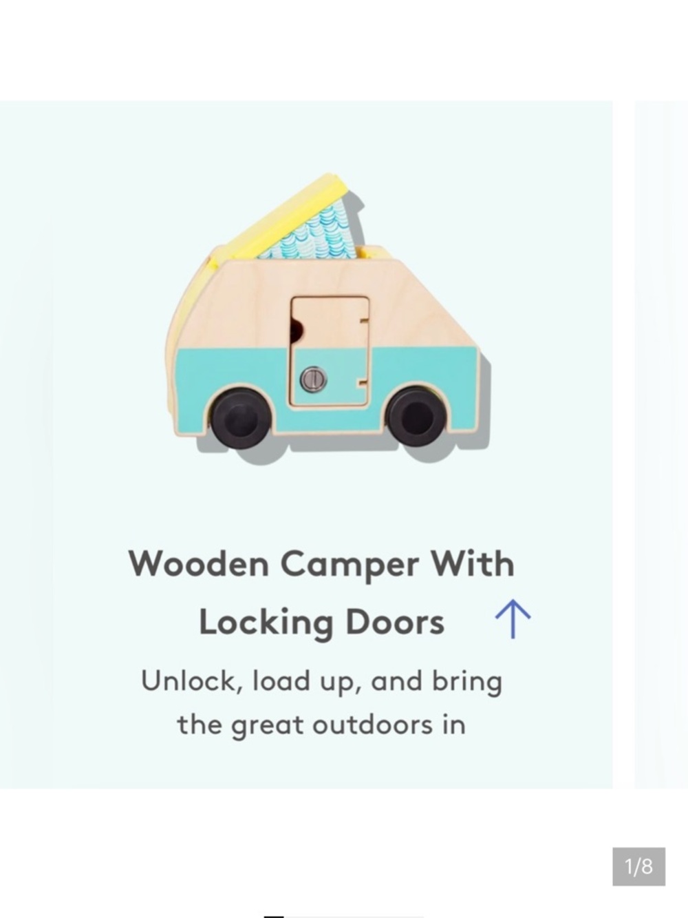 Lovevery Wooden Camper Van with Keys - Picture 3 of 5